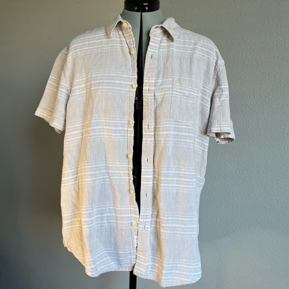 Men's Beige Summer Shirt